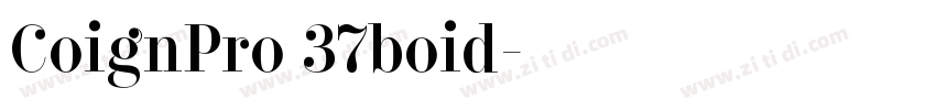 CoignPro 37boid字体转换 CoignPro 37boid字体转换